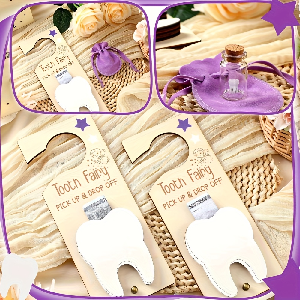 Zwitsal Baby Products - Tandenfee-deurdecoratie, bewaardoosje voor melktanden (inclusief houten