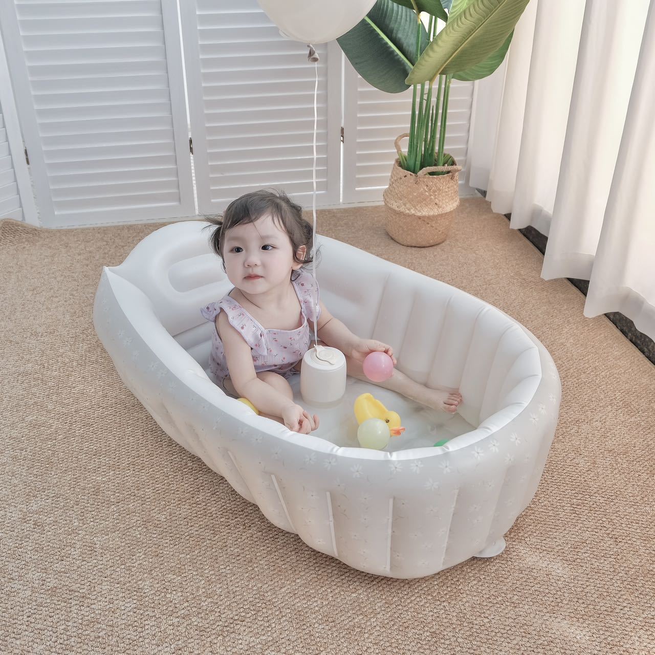 Baby Products Newborn - 1PC Cartoon Opblaasbaar Bad voor Kinderen