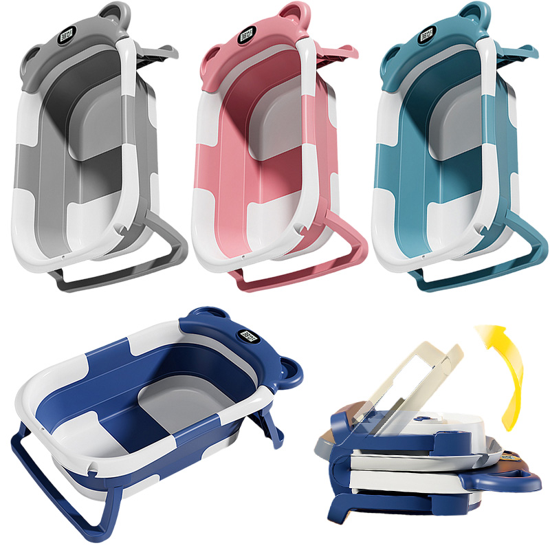Baby Products Newborn - Opvouwbare Badkuip Voor Babybadtemperatuur Detectie Meting