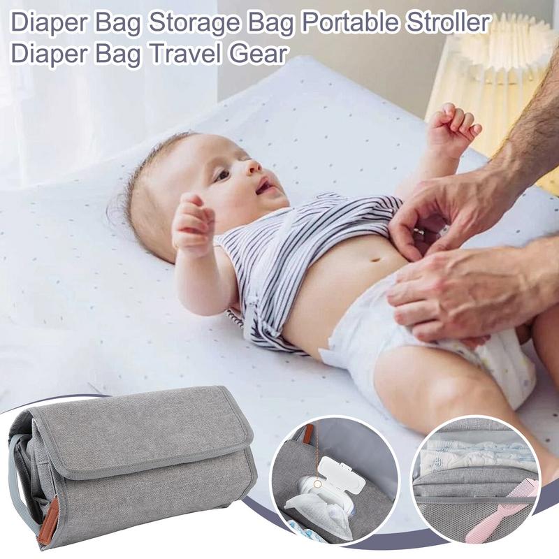 Diaper Bag Backpack - Klein luiertasje Opvouwbare draagbare kinderkamer opbergtas
