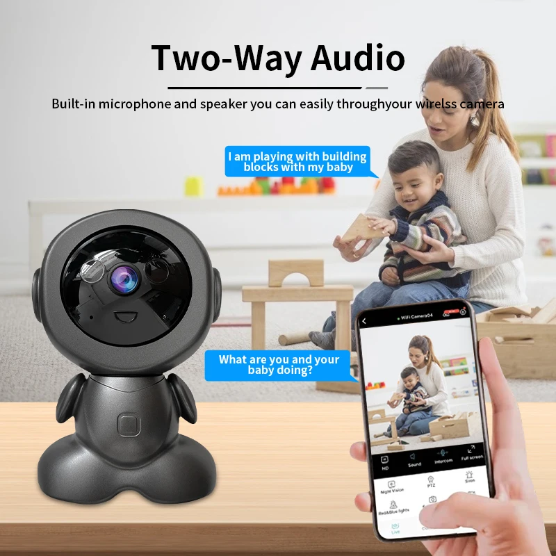 8MP Wifi Surveillance Robotcam - Baby Products Video recensie en prijs