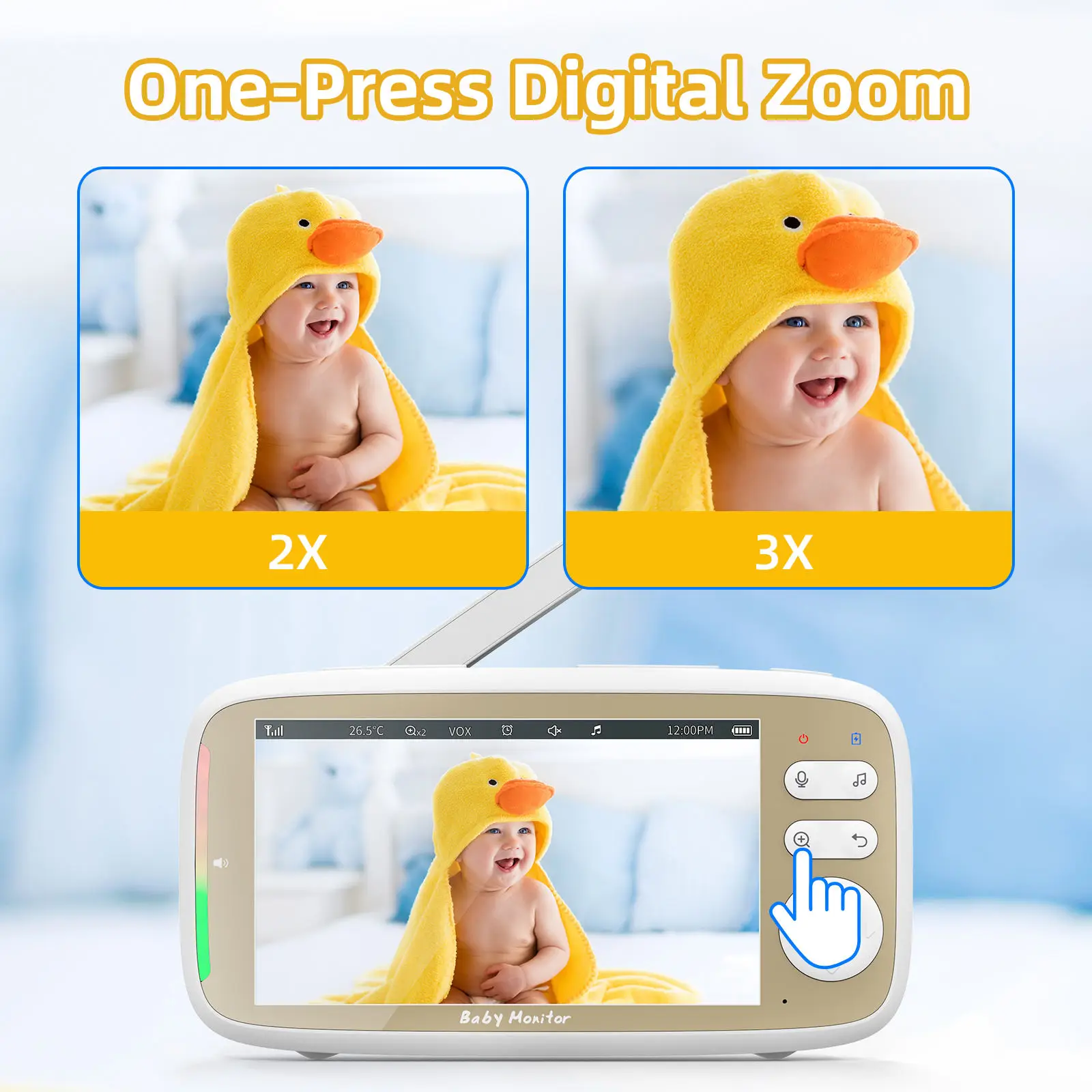 VB803 PRO Babyfoon, met 2st Zo - Baby Products Video recensie en prijs