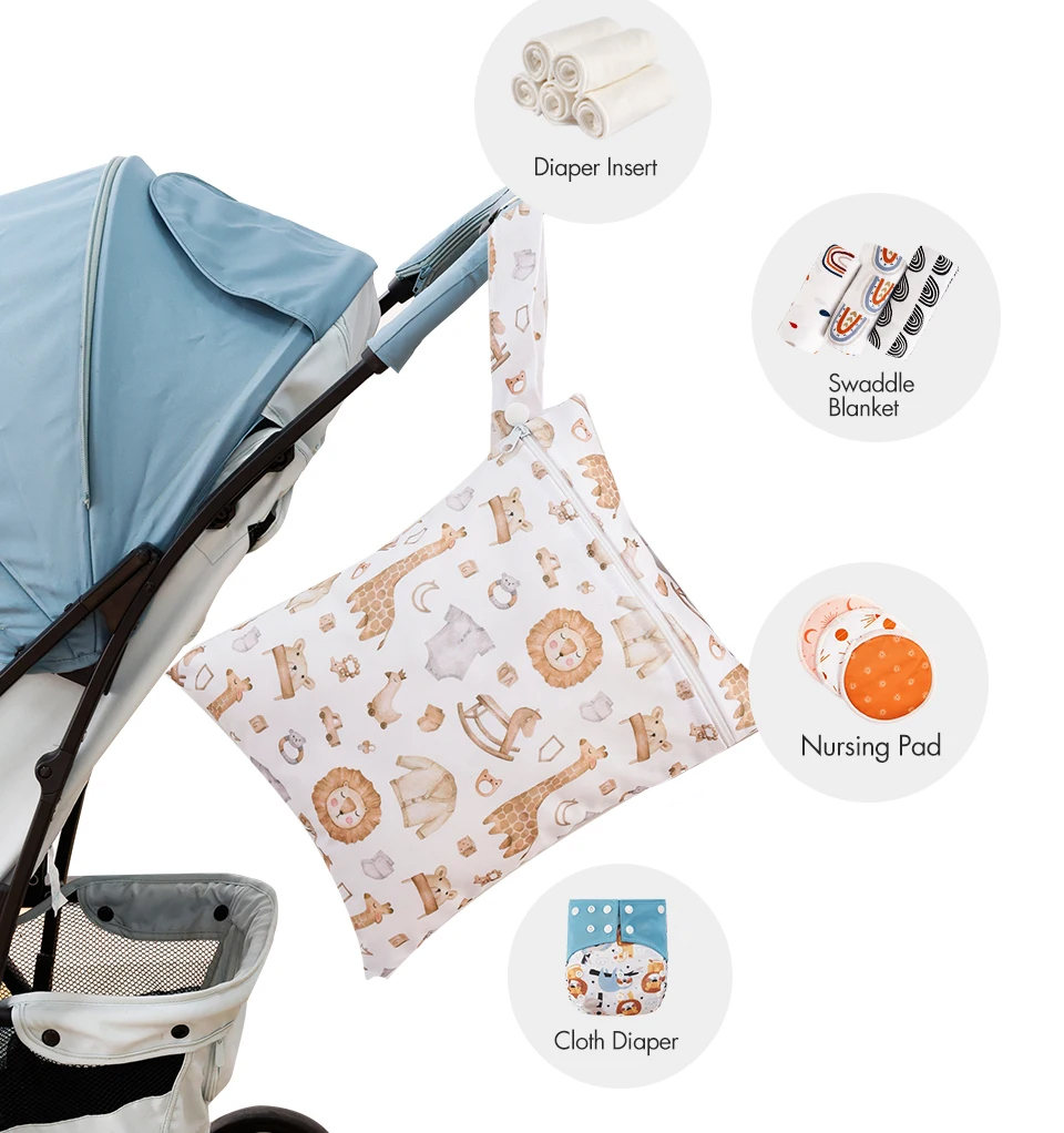 3 STKS Reizen Wassen Cosmetisc - Diaper Bag Backpack recensie en prijs