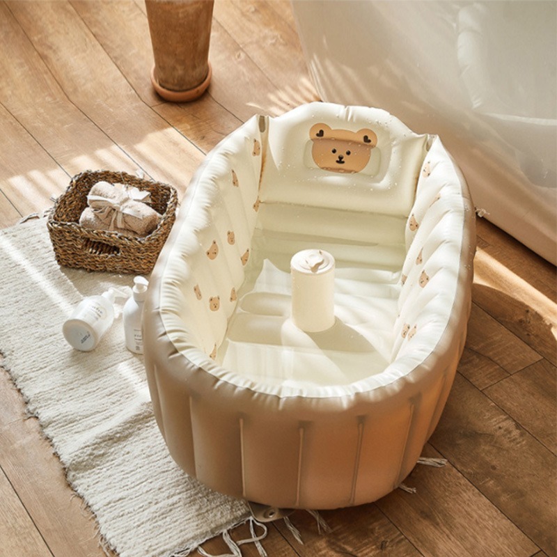 1PC Cartoon Opblaasbaar Bad vo - Baby Products Newborn recensie en prijs
