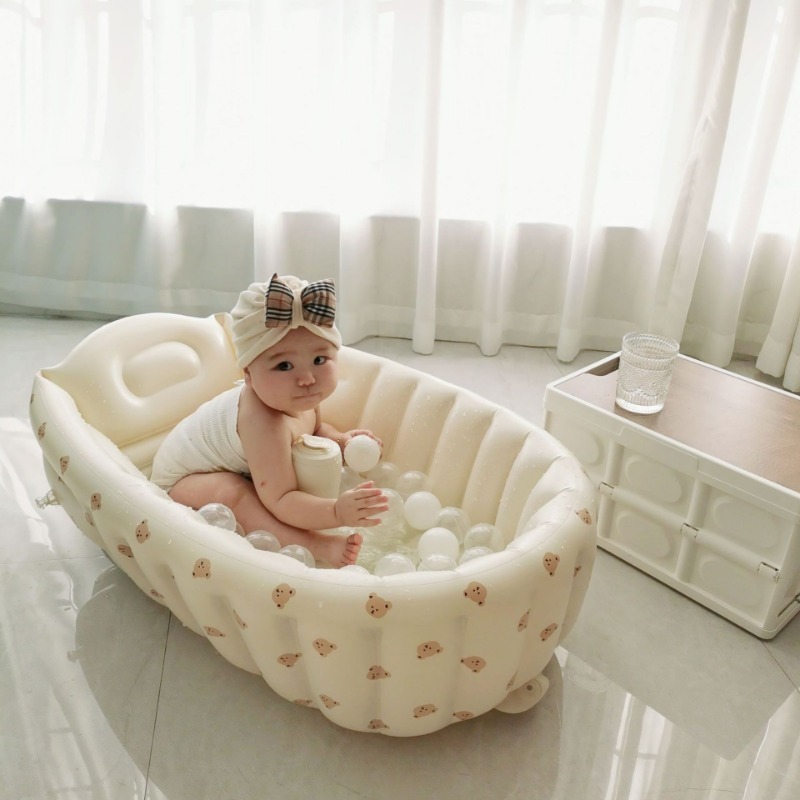 1PC Cartoon Opblaasbaar Bad vo - Baby Products Newborn recensie en prijs