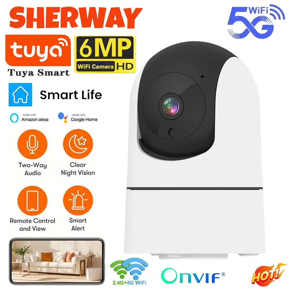 Tuya 5G WiFi IP Camera Indoor  - Baby Products Video recensie en prijs