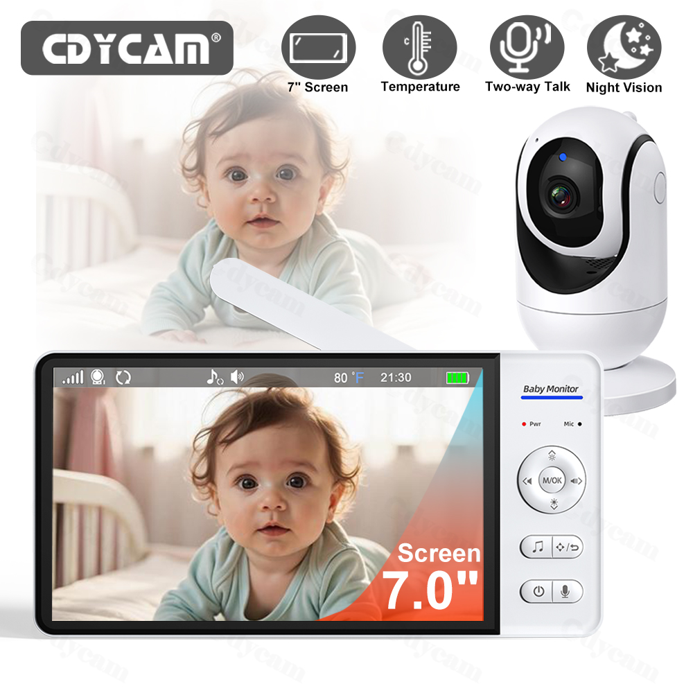 7 inch video babyfoon met nach - Baby Products Video recensie en prijs