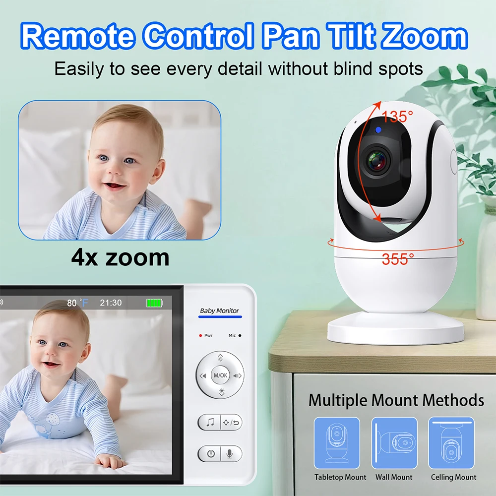 7 inch video babyfoon met nach - Baby Products Video recensie en prijs