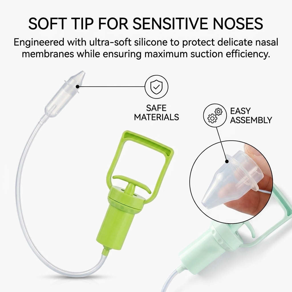 Krachtige handpomp baby-neuszu - Nasal Aspirator recensie en prijs