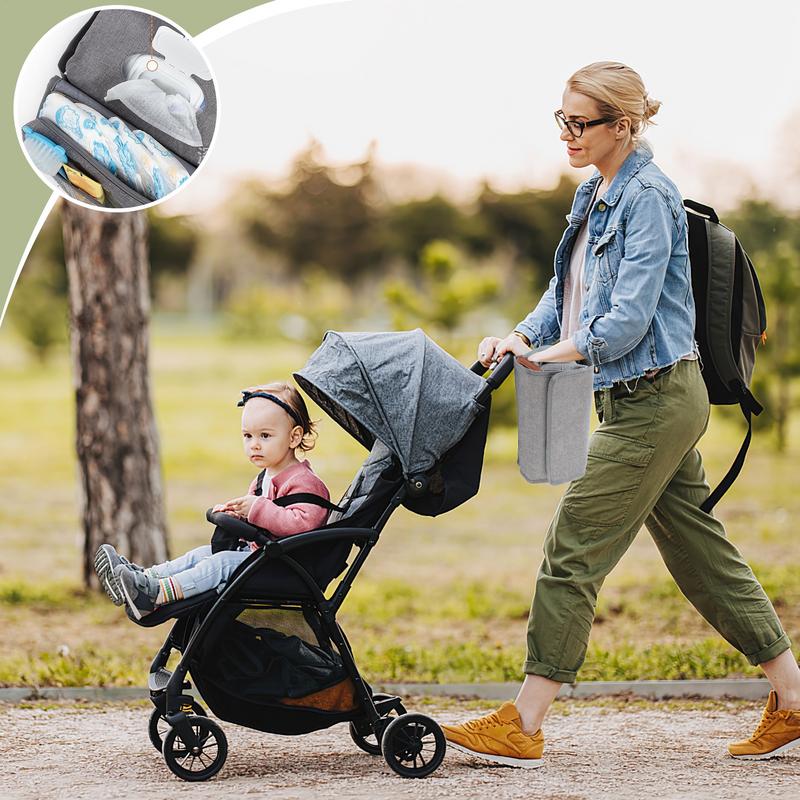 Klein luiertasje Opvouwbare dr - Diaper Bag Backpack recensie en prijs