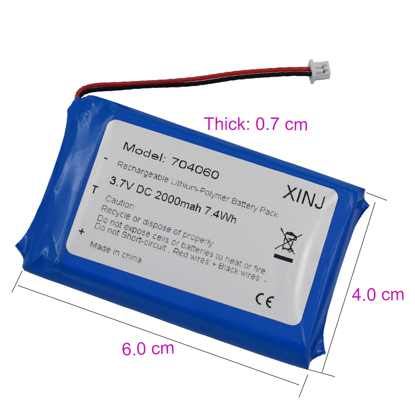 3.7V 2000Mah 7.4wh Vervanging  - Baby Products Video recensie en prijs